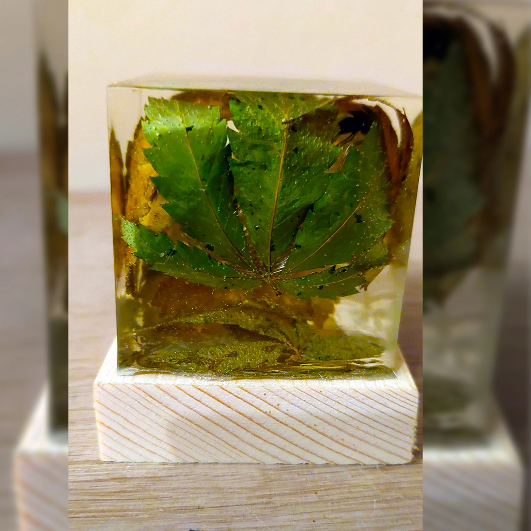 Svítící kostka LIST | Gábovinky.cz